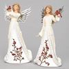 9.5" Angel Figurine with Cardinals, Sold Assorted 