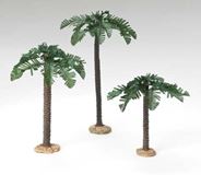 Fontanini 3pc Palm Tree Set for 5" Scale Nativity Figures