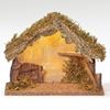 Lighted LED Italian 9.5" Stable for 5" Scale Nativity Figures