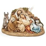 ?9.5" tall Restful Holy Family Figurine