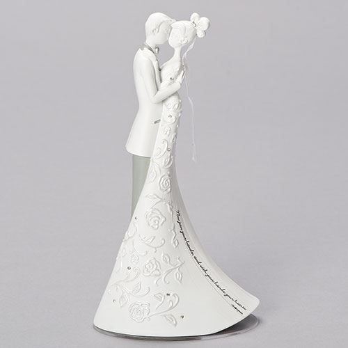 9" Bride And Groom Cake Topper