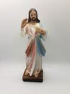 Divine Mercy 9" Plaster Statue from Italy