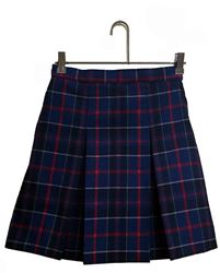 #93 Box Pleat Uniform Skirt wilson plaid, dennis wilson plaid, dennis wilson, wilson