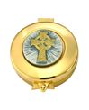 24kt Gold Plated Pyx with Celtic Cross Design