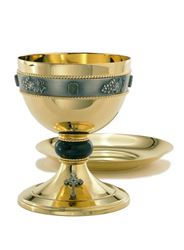 A-4570G Chalice with Dish Paten