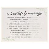 Marriage Prayer--Wall Plaque 