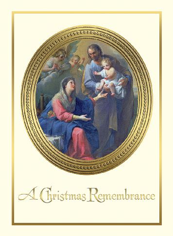 A Christmas Remembrance Boxed Christmas Cards for Priest to Send 25/Box