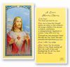 A Lenten Morning Offering Laminated Holy Card
