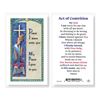 Act Of Contrition Laminated Prayer Card