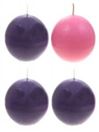 Advent Ball Candles SET OF 4