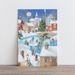 Advent Calendar with Ice Skaters