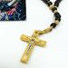 Air Force Black Bead Paracord Rosary with Pouch *WHILE SUPPLIES LAST* - 121361
