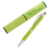 All Things Possible Green Gift Pen in Case