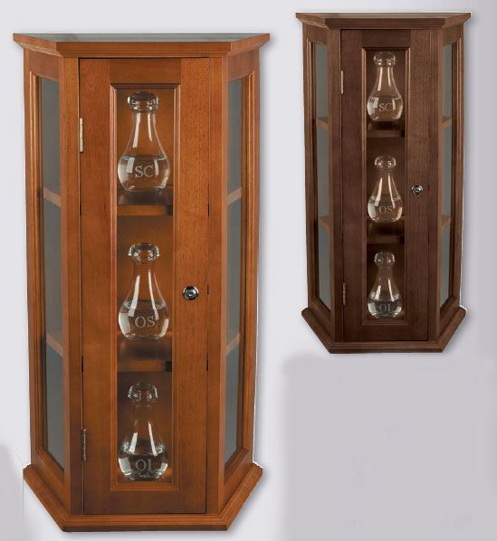 Ambry Display Cabinet - Maple Hardwood