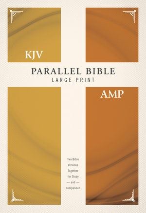 KJV, AMPLIFIED, PARALLEL BIBLE, LARGE PRINT, HARDCOVER, RED LETTER