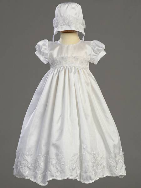 'Andrea' Christening Taffeta Gown