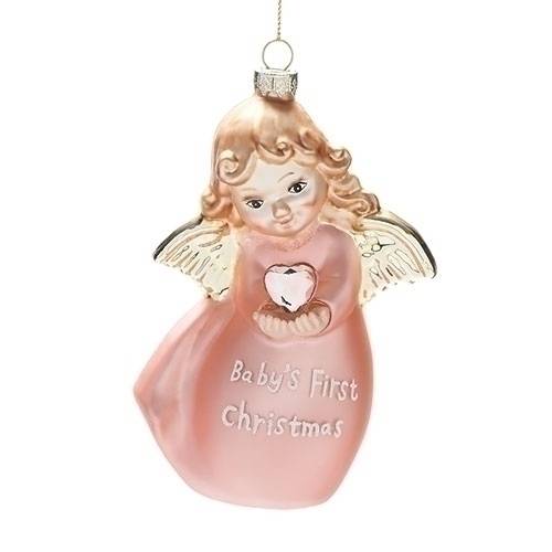 baby's first christmas angel ornament