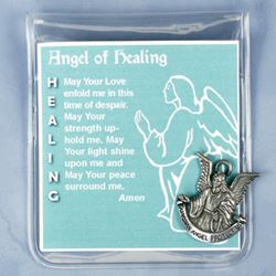 Angel of Healing Pocket Token in Prayer Folder