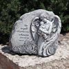 Angel with Baby 9"H Garden Stone