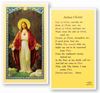Anima Christi Laminated Holy Card