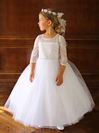 Annalise White First Communion Dress *WHILE SUPPLIES LAST-ALL SALES FINAL*