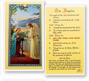 Annunciation / Angelus Laminated Prayer Card