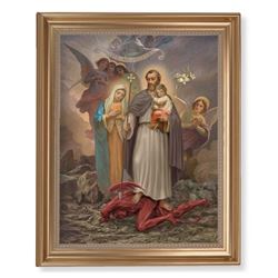 St. Joseph - Terror of Demons Framed Print 11" x 14" Framed