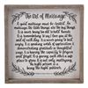 Art of Marriage Framed Board Small