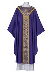Arte Grosse Chasuble with Plain Neckline, Serum Purple