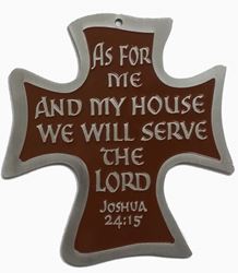 As For Me and My House Wall Cross