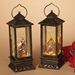 Assorted Continuous Motion Lighted Christmas Lantern Snow Globe with Holy Family and Nativity Scenes