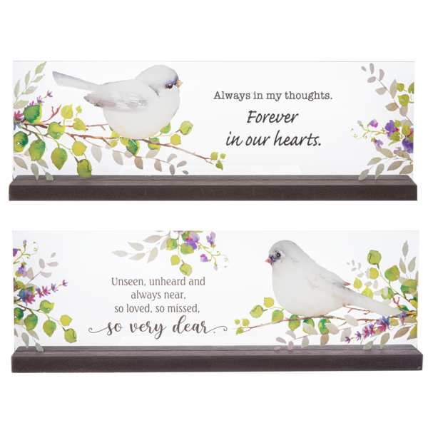 Assorted Memorial Table Decor Signs, Sold Each