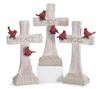 Assorted Standing Crosses with Cardinals, Sold Each