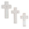 Assorted White Cross Sitters, Sold Each