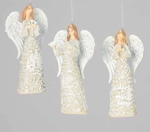 Assorted Winter Whisper Angel Ornament