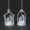 Asst 4.5" Lighted Holy Family Ornaments, Sold Each
