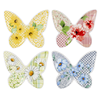 Assorted Floral Butterfly Trinket Dishes, Sold Each