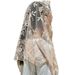 Ave Maria Blush Lace Chapel Veil from Spain - 126479