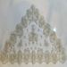 Ave Maria Gold/White Lace Chapel Veil from Spain - 126478