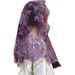 Ave Maria Purple Lace Chapel Veil from Spain - 126474