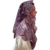 Ave Maria Purple Lace Chapel Veil from Spain