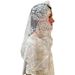Ave Maria White Lace Chapel Veil from Spain - 126471