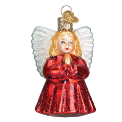 Baby Angel Glass Ornament