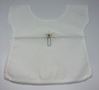Baptismal Garment With Candle Design - Pull Over Style W/ Lace, Made In Italy