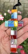 Baptized: Handmade 4" Glass Cross