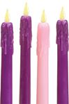 Battery Operated Advent Taper Candle Set 