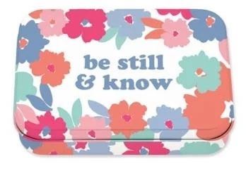 Be Still & Know Scripture Cards in Tin