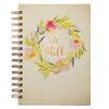 Be Still Watercolor Wreath Hardcover Large Wirebound Journal *WHILE SUPPLIES LAST*