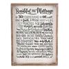 Beautiful The Marriage Framed Board Small