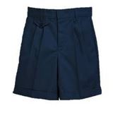 Girls Becky Thatcher Pleated Shorts Navy